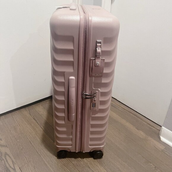 TUMI 19 Degree 31 Inch Expandable Wheeled Spinner Packing Luggage Tauve Texture - Picture 4 of 16